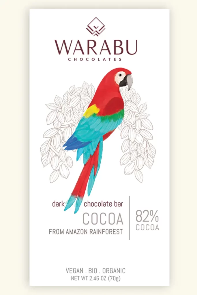 Chocolate Amargo 82 % Cacau de Origem Vitória do Xingu-PA - Warabu