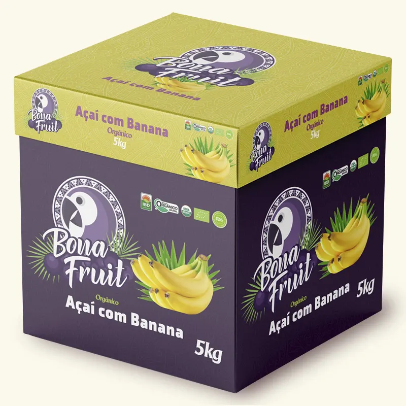 Açaí com Banana 5 kg Bona Fruit Artesanu