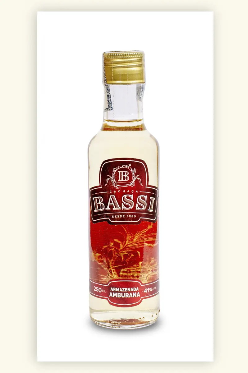 Cachaça Bassi Amburana 250 ml