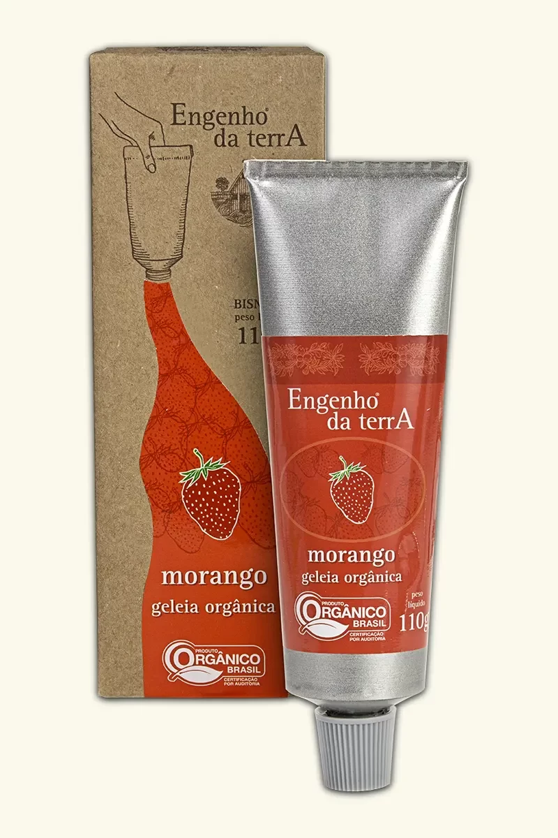 Geleia de Morango em Bisnaga Engenho da Terra