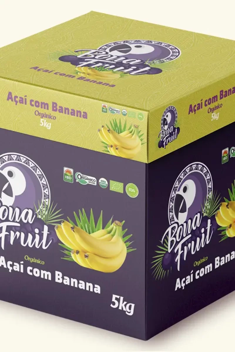 Açaí com Banana 5 kg Bona Fruit Artesanu